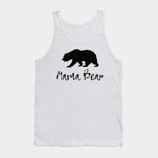 Mama Bear Mother's Day Mother Mom Flowers Gift bab Tank Top